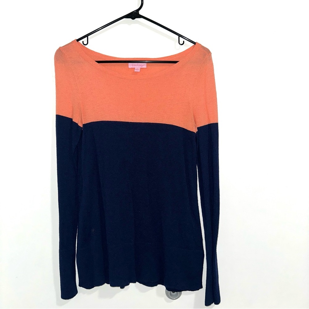 Lilly Pulitzer Debra Colorblock Wool Sweater